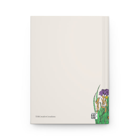 Fox Meadow Hardcover Journal — Illustrated Fox in Wildflower Field