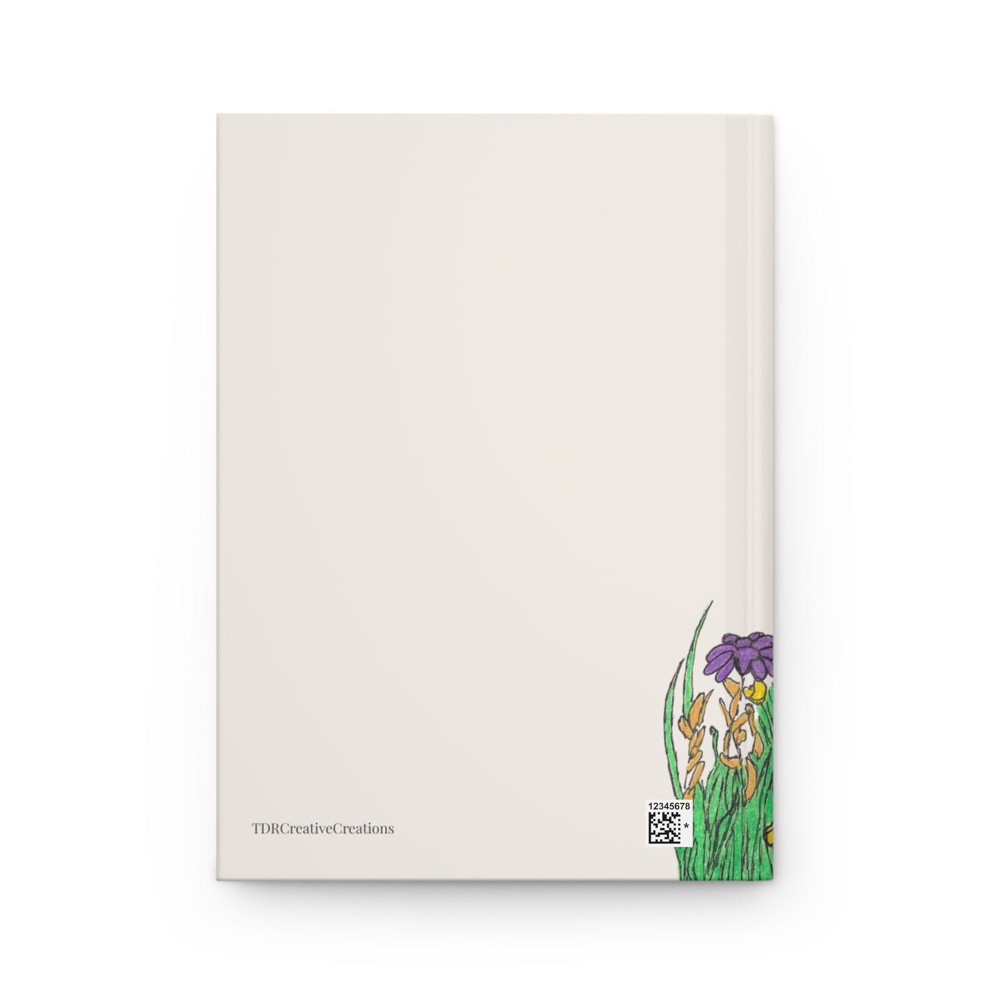 Fox Meadow Hardcover Journal — Illustrated Fox in Wildflower Field
